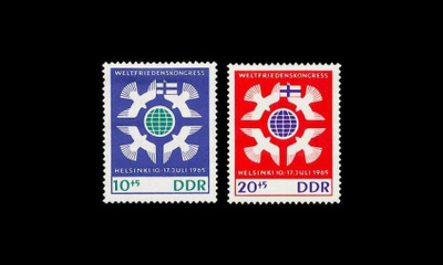 DDR 1122-3 ** Rauhankonferenssi Helsingissä (1965)
