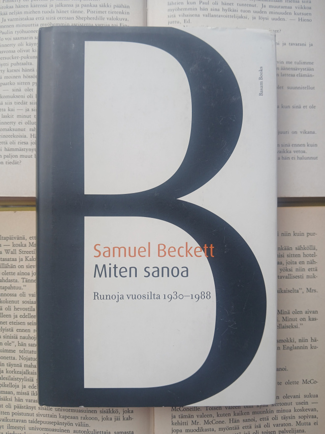 Samuel Beckett - Miten sanoa: runoja vuosilta 1930-1988