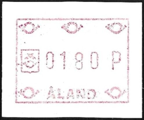 Åland 1988 Yleismerkit FRAMA 1,80 mk ** LaPe ATM Å 2