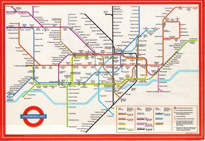 London, Underground, kartta e229