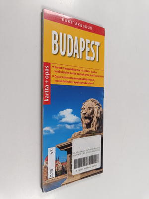 Budapest kartta + opas 1:15 000