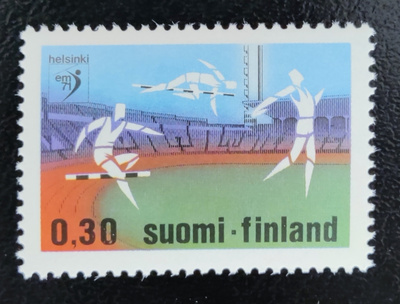 1971 Yleisurheilun EM-kilpailut 0,30mk **