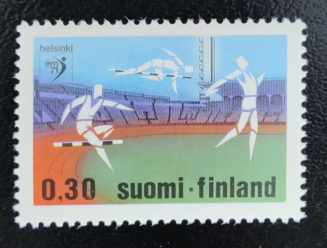 1971 Yleisurheilun EM-kilpailut 0,30mk **