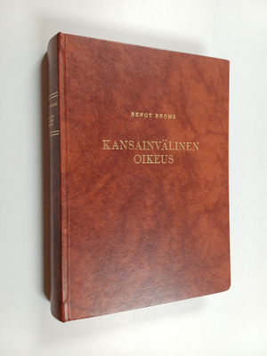Bengt Broms : Kansainvälinen oikeus