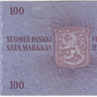 100 Markkaa 1963 Litt.A A-sarjaa, kl.6 - pikkukuva 2
