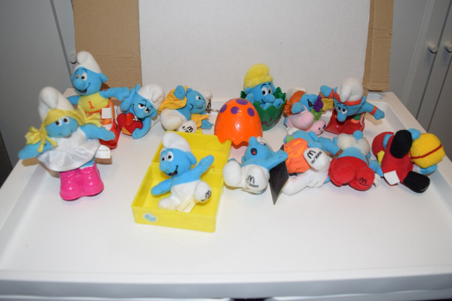 mcdonalds happy meal smurffit 2000 12kpl kaikki