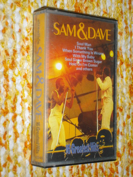 C-KASETTI - SAM & DAVE  16 Greatest Hits - rhythm & blues EX