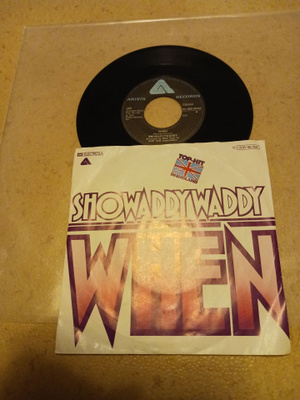 Showaddywaddy – When 7" ps orig 1977 Finland Press