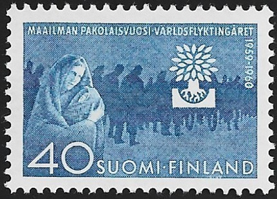 1960 Maailman pakolaisvuosi 40 mk ** LaPe 518