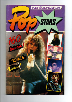 POP Stars KERÄILYSARJA  Lehti & 29 kuvaa liimattuna