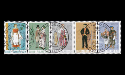 709-13R o Kansanpuvut viisirivilö (1972)