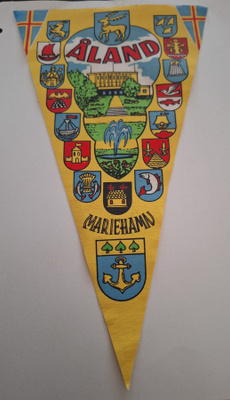 ÅLAND - MARIEHAMN Vintage iso matkailuviiri