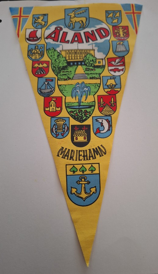 ÅLAND - MARIEHAMN Vintage iso matkailuviiri