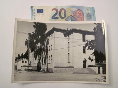 Postikortin Alkup. Valokuva Mikä Paikkakunta? 1950-l