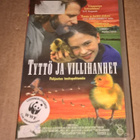 TYTTÖ JA VILLIHANHET VHS - pikkukuva 1