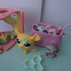 Littlest Pet Shop leikkisetti, figuurit + tarvikkeet - pikkukuva 3