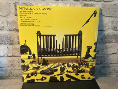 METALLICA: 72 Seasons UUSI Lp levy