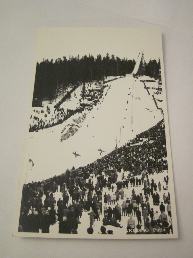 VANHA Postikortti Kuopio 1950-l Alkup.Mallikappale