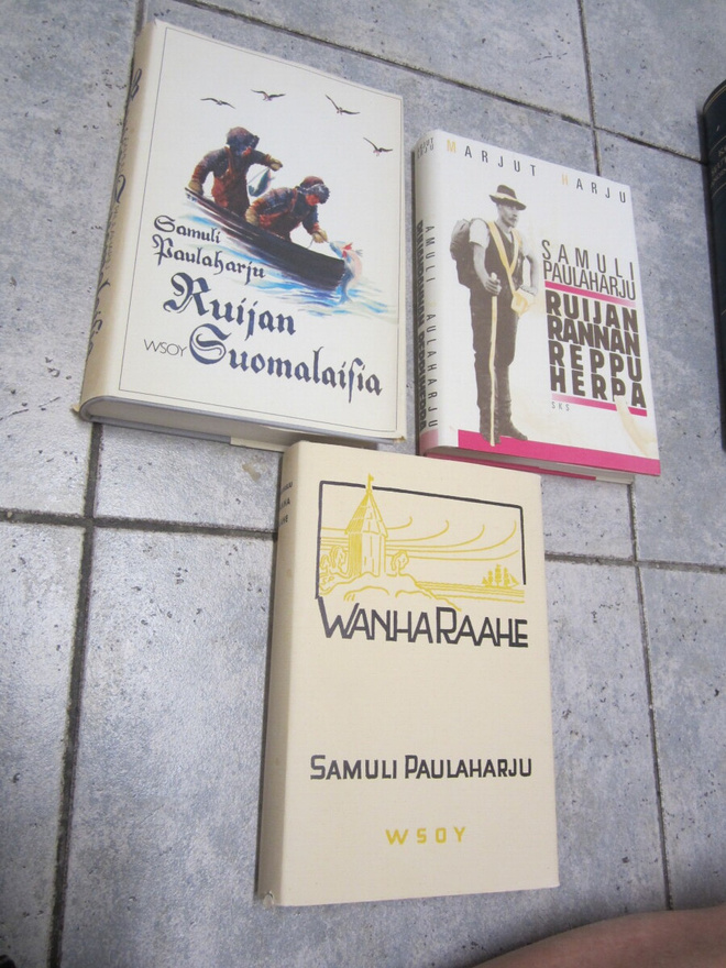 SAMULIPAULAHARJU -3 KOVAKANTISTA KIRJAA KERRALLA