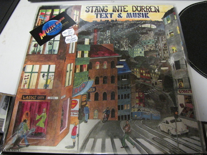 TEXT & MUSIK - STÄNG INTE DÖRREN LP EX/EX