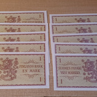 1 mk 1963 AI 4071211 - 20. 10kpl suoraan pakasta. UNC - pikkukuva 4