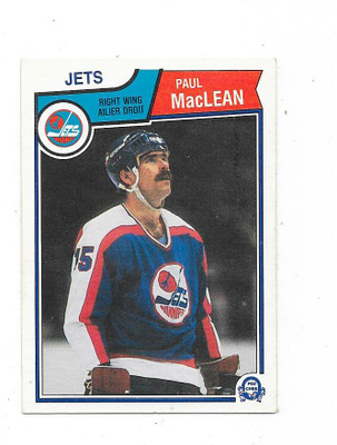 1983-84 OPC #388 Paul MacLean , Winnipeg Jets