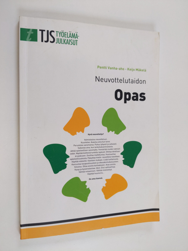 Pentti Vanha-aho : Neuvottelutaidon opas