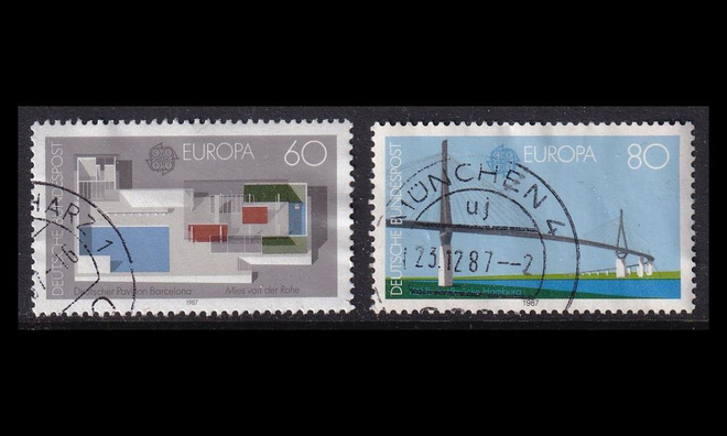 Saksa 1321-2 ** Europa arkkitehtuuri (1987)