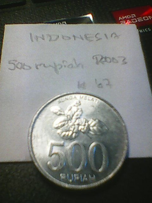Indonesia 500 rupiah 2003, km#67
