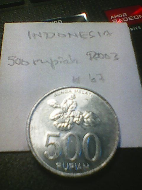 Indonesia 500 rupiah 2003, km#67