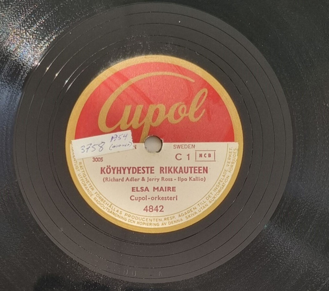 Savikiekko 1954 - Elsa Maire Ojonen - Cupol 4842