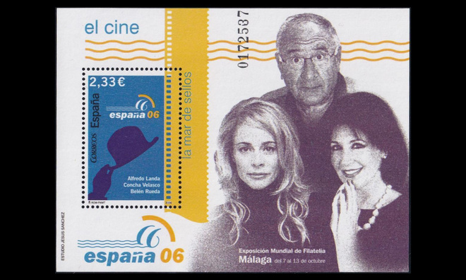 Espanja 4166BL153 ** Postimerkkinäyttely elokuva (2006)