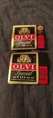 Olvi special etiketti