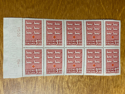 PR 1943 3,50MK+0,35MK 10-RYHMÄ**