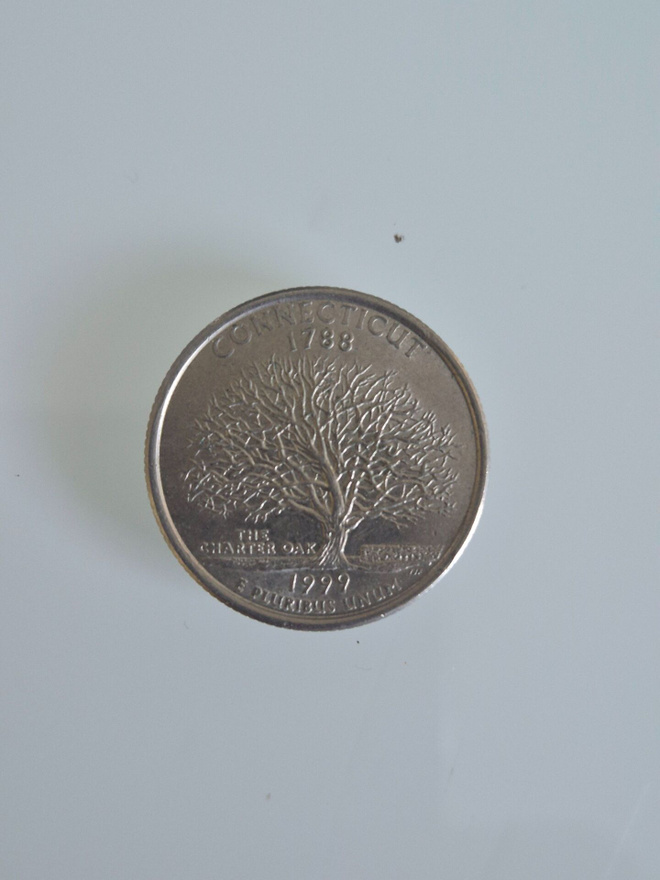 USA	1999  25	cent - Connecticut     (14522)