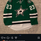 Esa Lindell Dallas Game worn gameworn pelipaita - pikkukuva 1