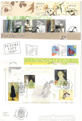 V. 2012 kaikki Suomen FDC-kuoret, - 85% Lape:n hinnoista