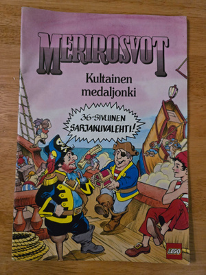Merirosvot kultainen medaljonki Lego