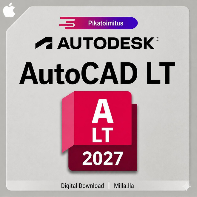 AutoCAD LT 2027 | macOS | 1 vuoden lisenssiavain