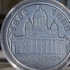 Helsinki Helsingfors 1550/ Tuomiokirkko 1830-1852. Hopeaväri - pikkukuva 3