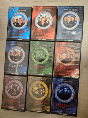 Stargåte sg 1 kaudet 1-9 dvd