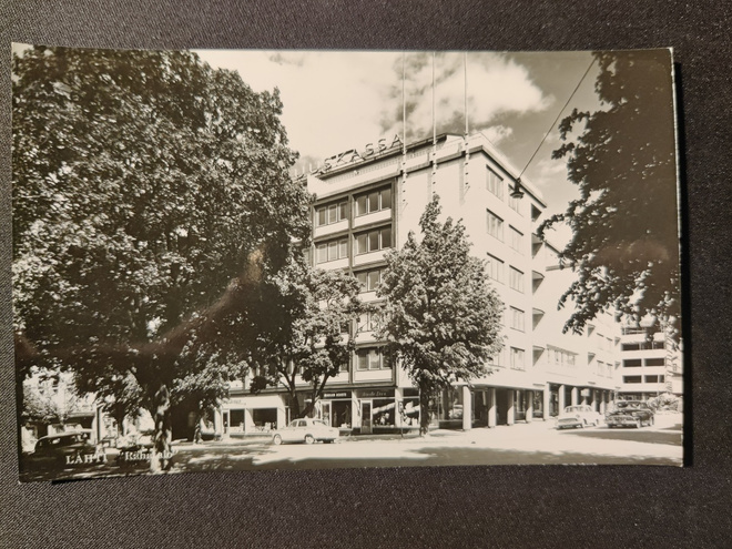 VANHA Postikortti Lahti 1950-l Alkup.Mallikappale