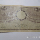 100  mk  1909   2886618  BA /The  Kovapaperinen seteli - pikkukuva 1