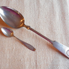 ISO v.1929 Musla otinlusikka 26,5 cm (alpakkaa) - pikkukuva 5