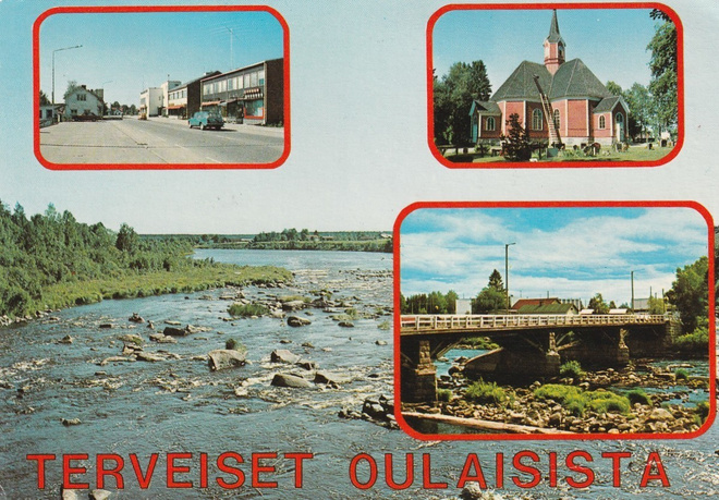 KIRKKOKORTTI - OULAISTEN KIRKKO - 1