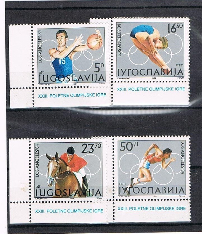 Jugoslavia 1984 - Olympialaiset Los Angeles ++