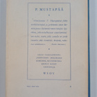 P. Mustapää : Linnustaja : runoja - pikkukuva 2