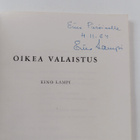 Eino Lampi : Oikea valaistus (signeerattu, tekijän omiste) - pikkukuva 3