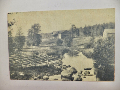 VANHA Postikortti Uusikirkko Halila Luov Karjala 1922