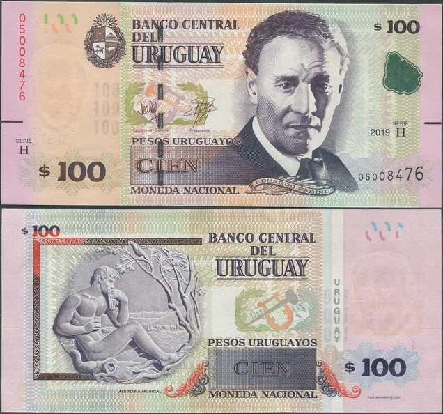 Uruguay 100 Pesos 2019 (P-95b) UNC